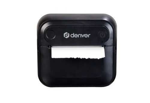 DENVER MBP-32B Bluetooth Thermal Printer - Mobiler Bluetooth-Drucker mit 1200mAh Akku, ideal für schnelle Ausdrucke auf Stickern oder Papierrollen. Perfekt für unterwegs und vielseitig einsetzbar.