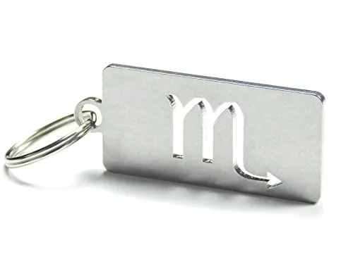 DisagrEE Schlüsselanhänger Skorpion Sternzeichen - Edelstahl