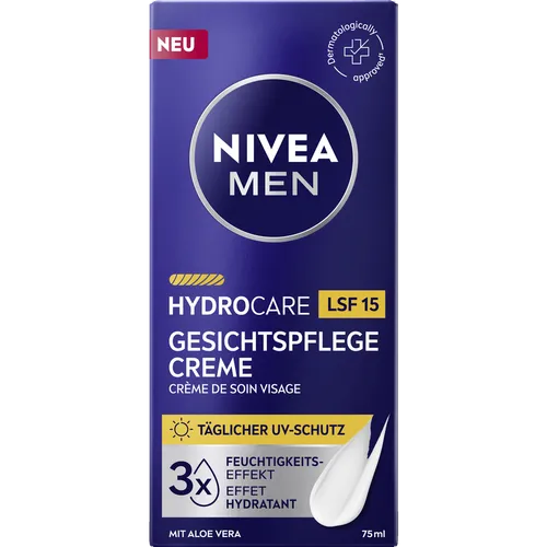 NIVEA MEN HydroCare Gesichtspflege Creme LSF15 4006000164700