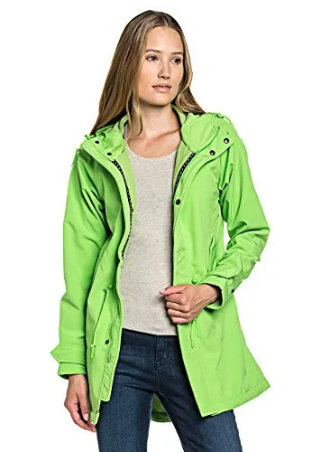 BMS HafenCity Coat SoftShell - Damenkurzmantel - Limette - Größe 44 - Stylischer Damenkurzmantel aus Softshell, atmungsaktiv und wasserabweisend. Praktische Taschen und kuscheliges Fleece-Innenfutter bieten optimalen Komfort für die kalte Jahreszeit.