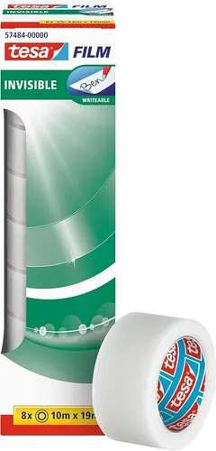 tesa Film matt-unsichtbar 19 mm x 10 m 8er Pack