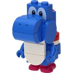 LEGO Super Mario: Yoshi (blau) - Baue den legendären Yoshi aus der Super Mario-Serie! Mit seinen einzigartigen Fähigkeiten und der Möglichkeit, als Reittier zu agieren, sorgt er für spannende Abenteuer. Original LEGO Teile, ideal für kreative Spielstunden.