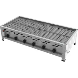 ChattenGlut Professional Gastrobräter 6-flammig - Grillöfen aus hochwertigem Edelstahl, ideal für den gewerblichen Einsatz mit 27kW Leistung und 20% geringerem Gasverbrauch. Perfekt für Gastronomie und private Feiern.