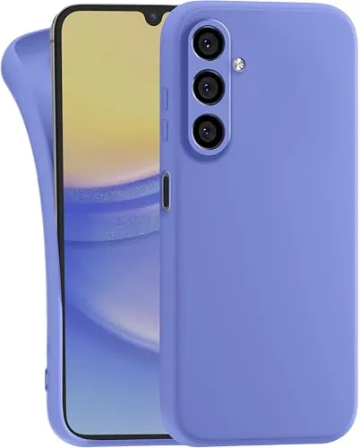 MyGadget Hülle kompatibel mit Samsung Galaxy A15 5G - robuste Handyhülle TPU Case Slim Silikonhülle - Back Cover Kratzfest Schutzhülle - Matt Blau