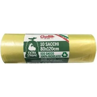 Gallo Müllsack mit Bändern Gelb 80x120cm (10 x) (47117194) in gelb von Gallo