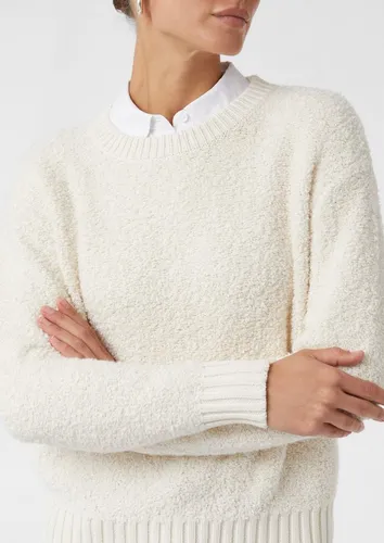 comma casual identity Strickpullover aus Bouclé