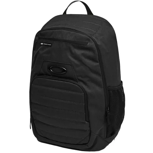 Oakley Enduro 25LT 4.0 Blackout (02E) U - Daypack mit wasserabweisender Außenseite, ideal für Freizeit und Alltag. Gepolsterte Taschen für Laptop und Tablet bieten besten Schutz, während atmungsaktive Schultergurte hohen Tragekomfort gewährleisten.