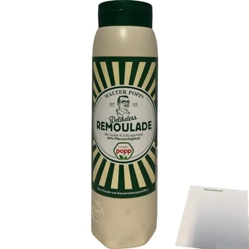 Popp Delikatess Remoulade 80% Rapsöl (650ml) von usy