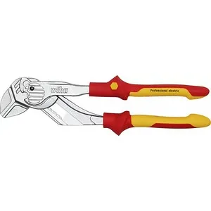 Wiha Zangenschlüssel Professional electric I VDE-isoliert - Gripzangen mit 10-facher Kraftverstärkung und Selbsthemmung ab 17 mm, ideal für präzise Arbeiten in engen Räumen.