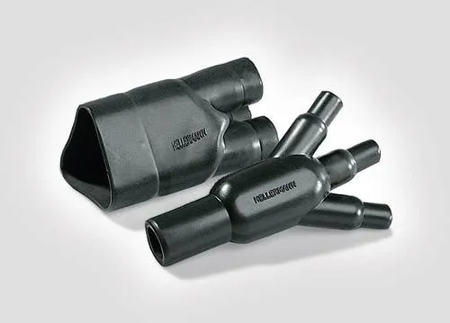 HellermannTyton 403-06180 Schrumpfformteil - Dreifingerformteil zur Isolierung - Sonstige Elektroinstallationsartikel mit einfachem Handling für schnelle Isolierung von Spleißstellen, inklusive optionalem Innenkleber für optimalen Korrosionsschutz und Zugentlastung.