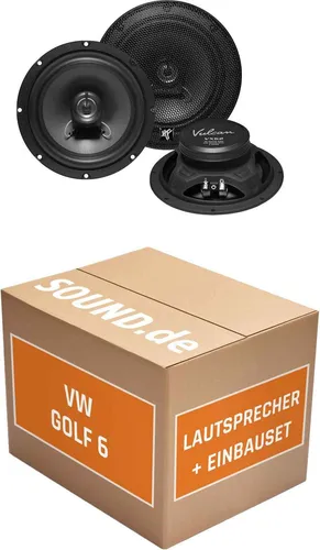 Lautsprecher Einbaupaket Hifonics VX62 für VW Golf VI Cabrio
