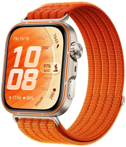 Huawei Watch Fit 5 Pro Smartwatch (4,9 cm/1,92 Zoll), Brillantes Display, EKG, präzises Schlaftracking, NFC-Zahlung