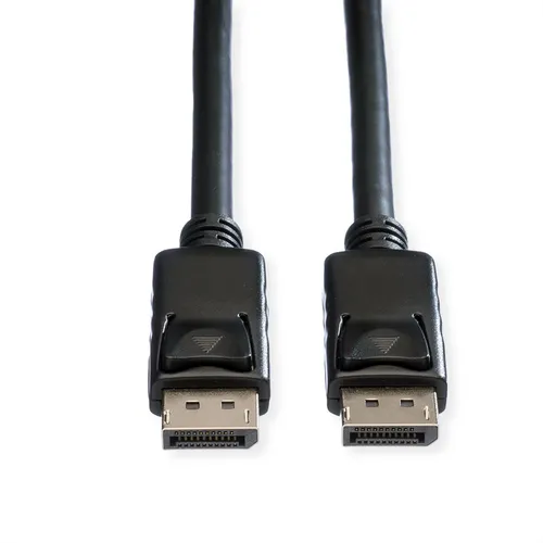 DisplayPort Kabel, DP Stecker - Stecker, schwarz, 1 m - 4096 x 2560 @60Hz (4K)