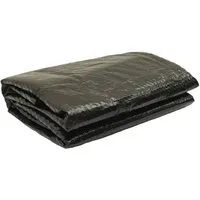 vidaXL Poolabdeckung Schwarz 455 cm PE - Sonstiges Poolzubehör, ideal zur Verlängerung der Badesaison und zur Reduzierung von Wasserverdunstung, mit PE-Luftpolstern für optimale Wärmeisolierung.