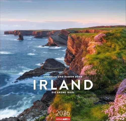 Irland Kalender 2026 - Die grüne Insel - Kalender mit atemberaubenden Fotos von Irland, 14 Seiten im großen Format 460 x 480 mm, perfekt für jeden Liebhaber der grünen Insel.