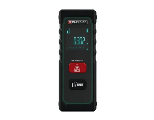 Parkside Laser-Entfernungsmesser 20 m PLEM 20 A4 – Präzises Messen - Präziser Laser-Entfernungsmesser bis 20 m mit 2 Messmodi und LC-Display. Ideal für Heimwerker, energiesparend und inkl. Batterien. Einfaches Messen leicht gemacht!
