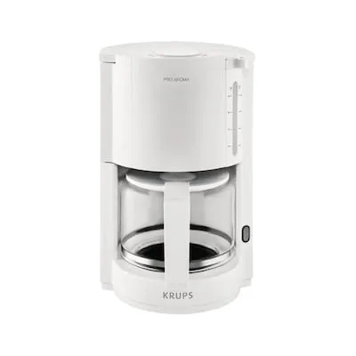 Krups ProAroma Kaffeemaschine Weiß in weiß von KRUPS