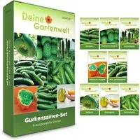 Deine Gartenwelt Gurken Samen-Set mit 8 Sorten