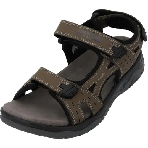 Dockers by Gerli Herren 52HU002 Sandale, grau, 43 EU