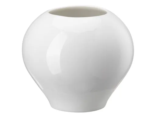 Hutschenreuther Flower Minis Weiss Vase kugelförmig - Elegante Porzellan-Vase für einzelne Blüten, ideal für stilvolle Deko-Akzente in jedem Zuhause.