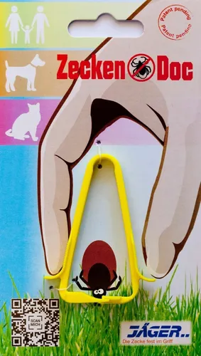 Zeckenzange ZeckenDoc für Hund Katze Mensch Pferd Kinder Zeckenpinzette Zange