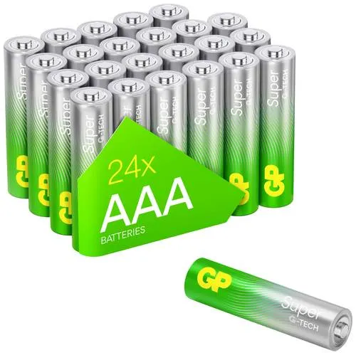 GP Super Micro (AAA)-Batterie Alkali-Mangan 1.5V 24St.
