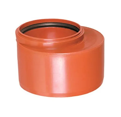 KG Rohrreduzierung Reduziermuffe Reduzierung Übergangsrohr 160/110 (orange kurz)