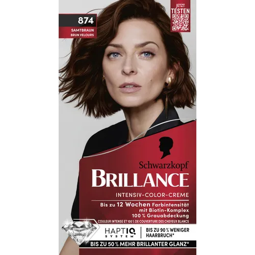 Brillance Intensiv-Color-Creme 874 Samtbraun 4015100876154