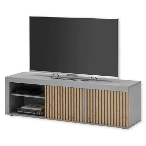 Livetastic Lowboard in Grau, Eiche Artisan von Stella Trading