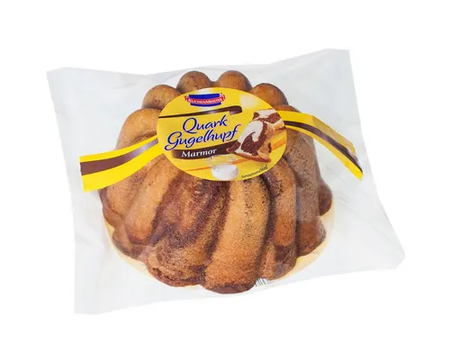 KuchenMeister Kuchen, KuchenMeister Quark Gugelhupf Marmor mit feiner Schokoladennote 250g