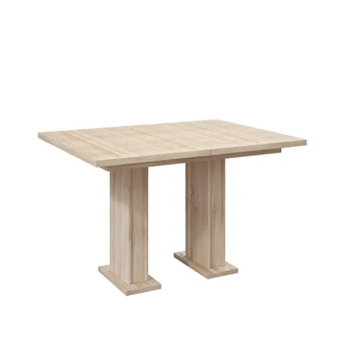 MEBLINI Ausziehbarer Esstisch - Modernes Design für Ihr Zuhause - Esszimmertisch mit einzigartigem GLOSS-Design, ausziehbar von 120 auf 160 cm, ideal für jede Gelegenheit und sorgt für zusätzlichen Platz in Ihrem Esszimmer oder Garten.