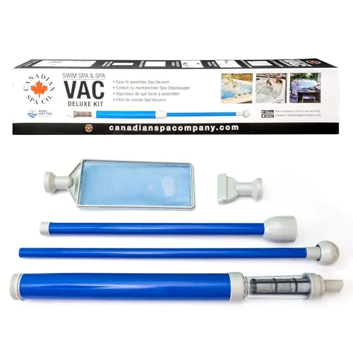 Canadian Spa CO. Hot Tub Sauger Set - HANDPOOLSOUGER: Batterieloser Poolsauger mit 3 vielseitigen Aufsätzen für mühelose und effiziente Reinigung ohne Strom. Genießen Sie sauberes Wasser in Ihrem Pool oder Hot Tub!