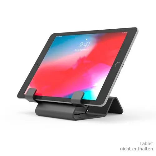 Maclocks Universal Security Tablet Halter mit Kabelschloss - Ständer für Tablets, idealer Diebstahlschutz für iPads und Galaxy Tabs, mit hochwertiger Aluminium-Konstruktion und sicherem 3MT VHBT Bonding Tape.