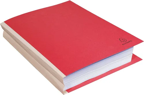 EXACOMPTA Sammelmappe aus Karton 320 g/qm rot 25 Mappen