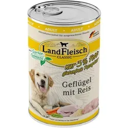 Landfleisch Geflügel mit Reis & Gartengemüse extra mager | 6x 400g