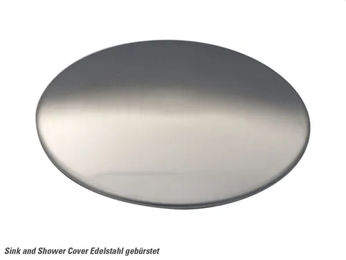 Systemceram Sink and Shower Cover gebürstet 0902