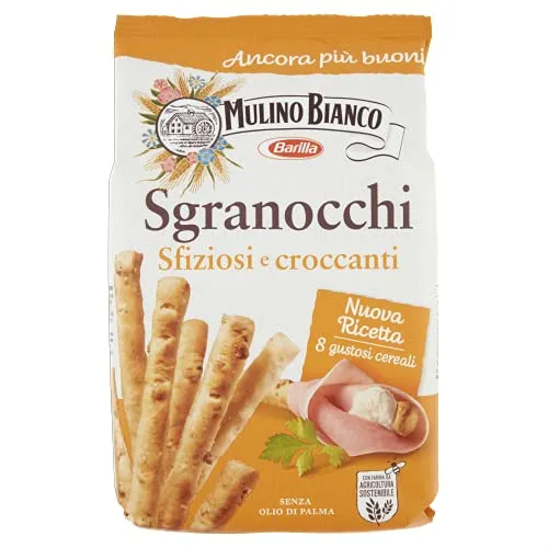 Mulino Bianco Knusprige Sticks, perfekt als Snacks, 210 g [Verpackung kann variieren]