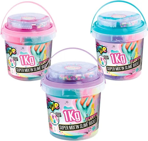 Canal Toys So Slime SSC 148 - Fertiger Schleim-Eimer 1kg - 1kg kreativer Schleim im praktischen Eimer für stundenlangen Spielspaß. Fördert die Fantasie der Kinder mit verschiedenen Texturen und Farben. Ideal zum Aufbewahren und Spielen!
