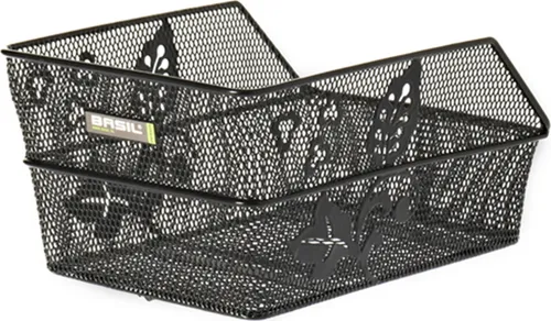Basil Fahrradkorb Hinterradkorb Flower 31,5x21,5x17cm