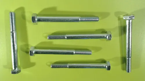 6X M8x80 Sechskantschrauben Teilgewinde 8.8 galv. verzinkt DIN 931 / ISO 4014