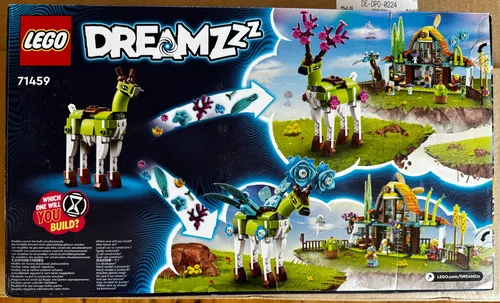 LEGO 71459 DREAMZzz Stall der Traumwesen - Fantasy-Bauernhof-Spielzeug mit 681 Teilen, 2 Bauoptionen für beweglichen Hirsch und 4 Minifiguren, ideal für kreative Abenteuer