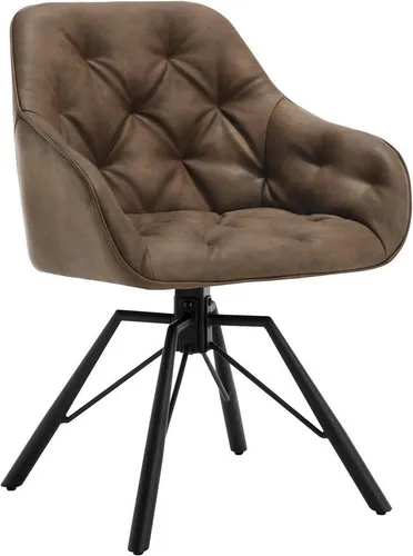 Woltu 4-Fußstuhl - Drehbarer Esszimmerstuhl für Küche und Wohnzimmer - 4-Fuß-Stuhl mit 360° Drehfunktion, ergonomischem Design und rutschfesten Füßen für optimalen Komfort und sicheren Stand.