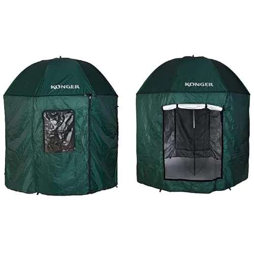 Konger Angeln Regenschirm Zelt 250cm mit Moskitonetz