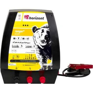 Horizont Weidezaungerät ranger AN490 / AN70, 10857, 12 V Akku- und 230 V Netzbetrieb, Dualgerät, bis 60 km Zaunlänge