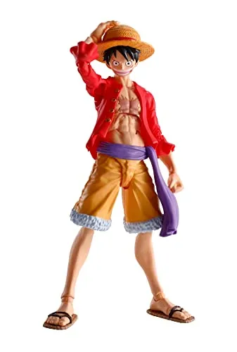 Tamashii Figura Monkey D. Luffy - Actionfigur für Kinder, exzellente Artikulation und flexibles Design für dynamische Posen, inklusive optionalem Zubehör und offizieller Bandai Namco Sicherheitsgarantie.