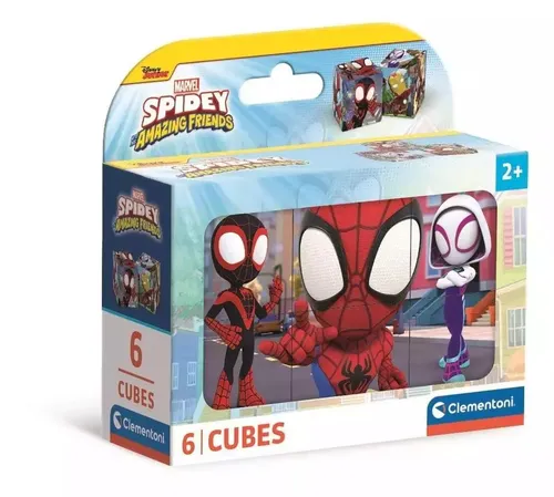 Klocki Spidey And His Amazing Friends 6el Clementoni 8005125406616