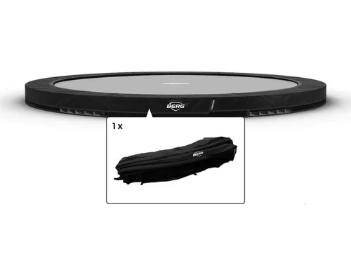 BERG Schutzrand für Champion InGround 430 Trampoline, schwarz - Trampolin-Zubehör für Champion InGround 430, bietet optimalen Schutz und Komfort mit 30 mm dicker Schaumstoffschicht und wetterbeständigem PVC. Ideal für sicheres Springen!