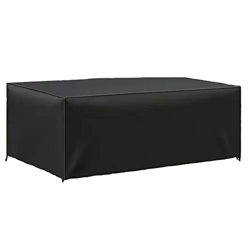 JPudinor Grtenmöbel Abdeckung 120 x 120 x 74 cm, Abdeckplane Wasserdicht für Möbel Garten und Überwinterung, Gartenmöbel