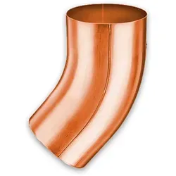 Rohrbogen 40° Grömo, Ø 60mm, Kupfer rollnahtgeschweißt von GRÖMO