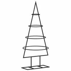 vidaXL Metall Weihnachtsbaum - Platzsparende Weihnachtsdeko - Moderne Weihnachtsdeko mit robustem Metallbaum, ideal zum kreativen Dekorieren. Platzsparend zerlegbar für einfache Aufbewahrung.